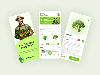 Groceries App Website UI/UX Design app design app design branding design ecommerce app design ecommerce design figma app design figma design figma website design glisterflow graphic design interaction design ui uiux uiux design user experience user interface website design