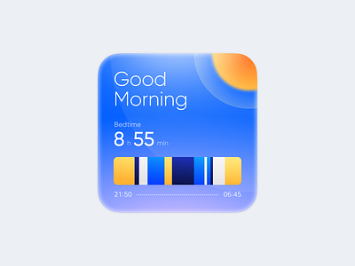 Good morning 3d animation branding graphic design ui