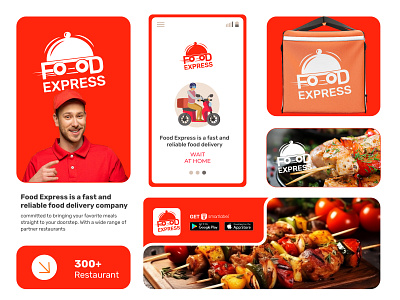 Food Express Food Delivery Logo branding delivery logo design food food delivery food delivery logo design food restaurants logo foods graphic design graphicsdesign illustration logo logo design logodesign restaurant restaurant delivery logo restaurant logo