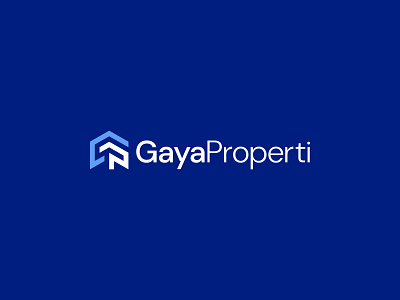 Gaya Properti - Logo Design gp gp logo home home logo house house logo initial letter gp lettermark logo