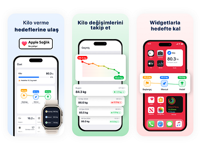 Scale App Screenshots! 📱💫 app design mobile mobile app screenshot tracker ui uiux ux weight weight tracker weight tracker app