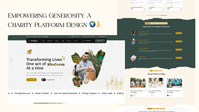 Empowering Generosity: A Charity Platform Redesign ✨❤️ animation charity website design clean interface design donation platform fundraising webs ui uiux