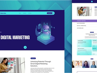 Digital Marketing Design | Figma + Animations Ready! 🚀 agencydesign animationdesign branddesign creativedesign creativeprocess designcommunity designinspiration digitalmarketing digitalmarketingdesign dribbble dribbbleshots figmadesign graphicdesign marketingdesign uiuxdesign