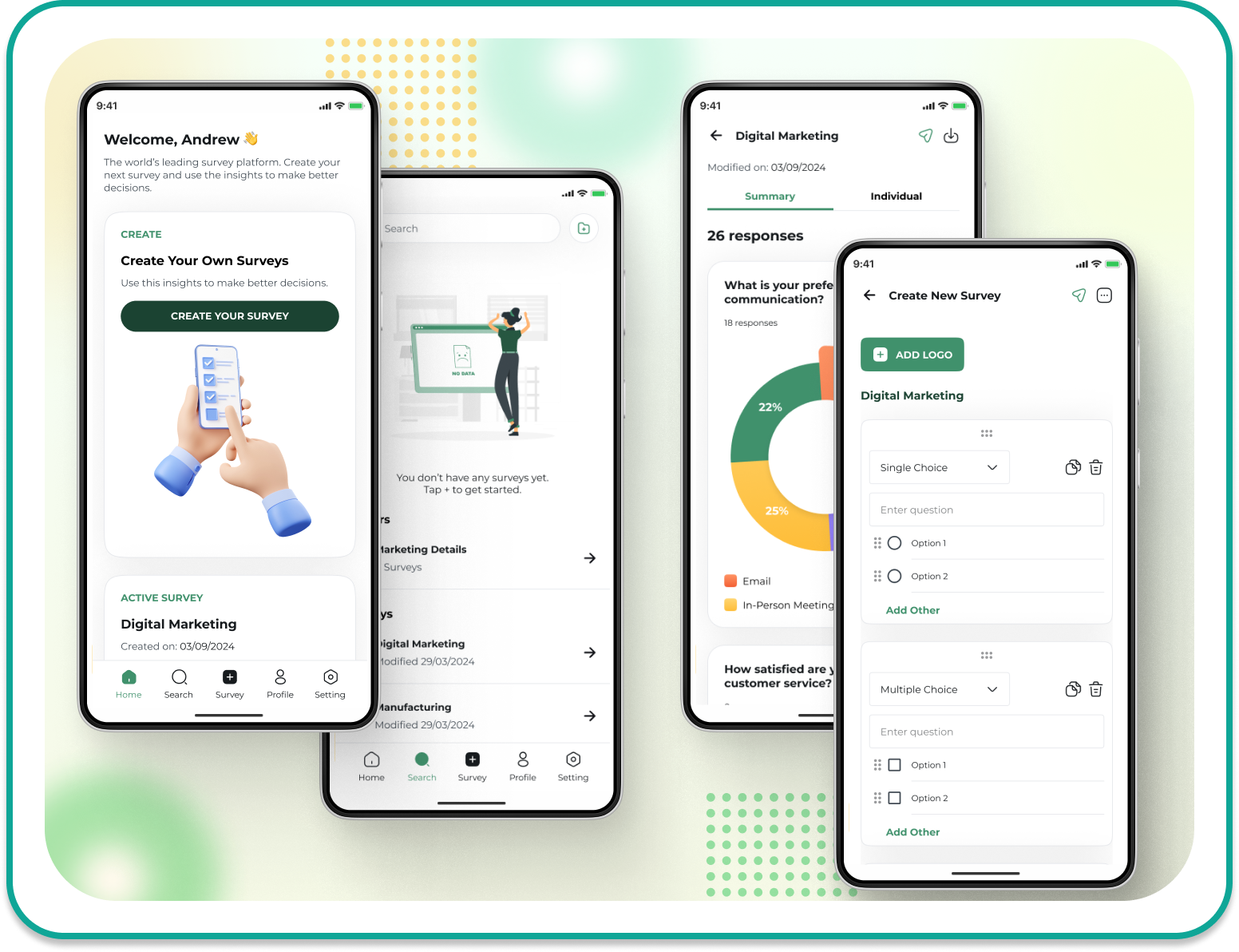 Survey App Design app design ios design mobile app survey app ui ui design ux ux design