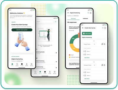 Survey App Design app design ios design mobile app survey app ui ui design ux ux design