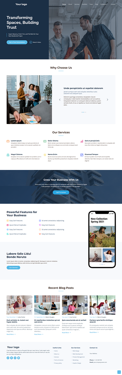 Agency website design ui/ux css figma hrml javascript ui ux