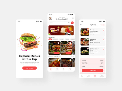 Foodie App - Fresh & Fast Food Ordering Experience 🍔🍕 appdesign appui figmadesign foodapp fooddelivery foodordering freedelivery graphic design mobileappdesign mobileui productdesign promocodes ui uiuxdesign userinterface ux uxdesign