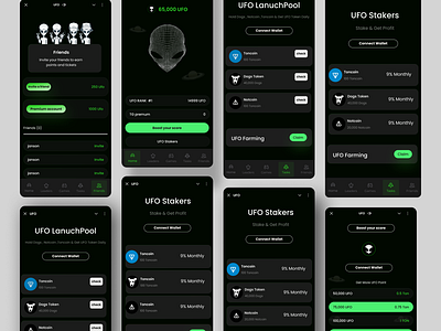 Ufo game app branding design graphic design illustration logo typography ui ux