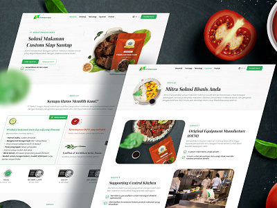 Food Factory Website - BPA design development ui ui design ux