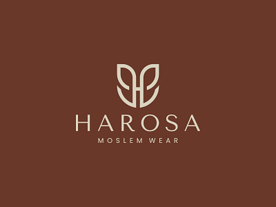 Harosa - Logo Design letter h and wing letter h logo lettermark logo wing logo