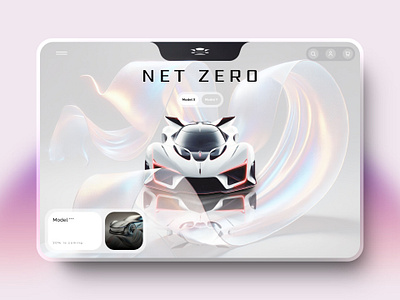 NeoDrye Vision car graphic design trending ui website