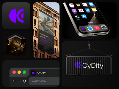 CyDity Real Estate Branding animation branding graphic design logo ui