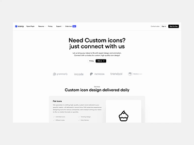 Landing page landing page minimal ui ux website