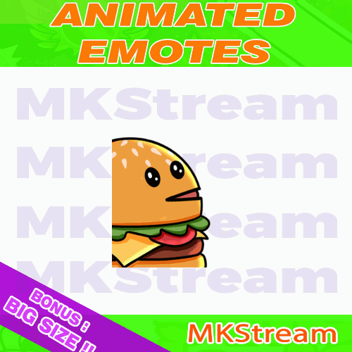 Twitch animated emotes cute burger tongue sticking out animated emotes animation anime burger burger animation burger emoji burger emotes burger gif burger stickers cute design emotes graphic design hamburger illustration sub badge tongue tongue sticking out twitch animated emotes twitch emotes