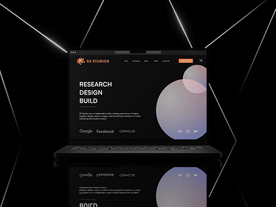 SS Studios - Website UI (Conceptual Design) conceptual design ui user interface web design website design