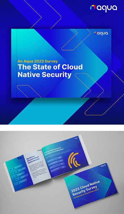 AQUA SECURITY graphic design