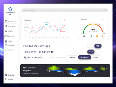 DailyUI Settings ui