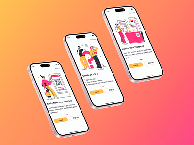 Vibrant UI Showcase: Onboarding & Paywall design mobile app mobile design onboarding paywall ui ux vibrant