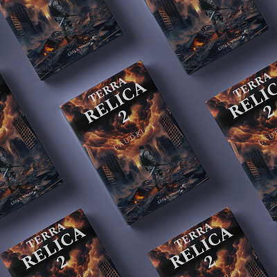 Book Cover For "TERRA RELICTA 2" 3d branding design graphic design illustration logo typography ui ux vector