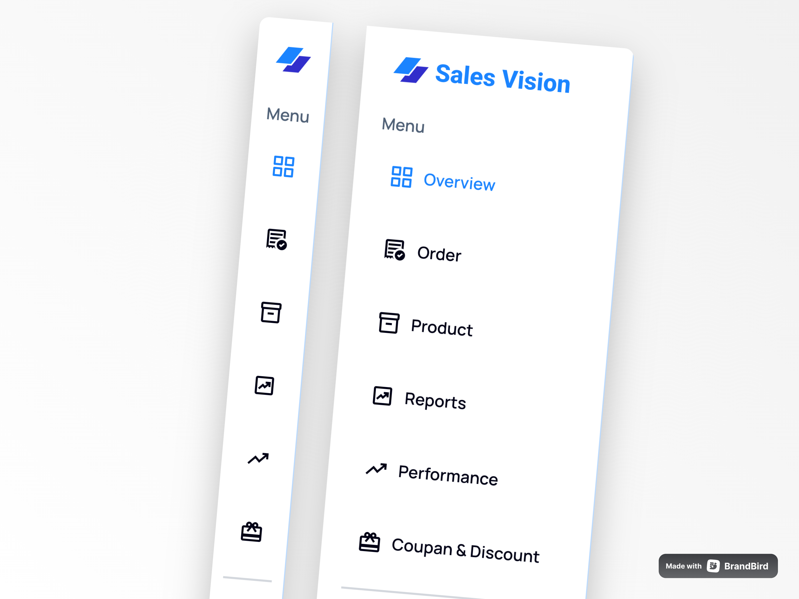 Sidebar Navigation for Sales Management dashboard navigation bar ui ux