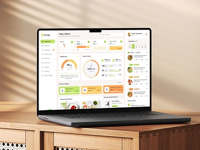 Nutrigo - Nutrition & Diet Dashboard dashboard design diet management diet planner figma template fitness dashboard health tech health tracker healthy life style meal tracking nutrition app nutrition dashboard nutrition goals nutrition tracking ui design ui inspiration ui showcase ui trends ux design