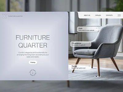 Website design furniture shop | UI/UX Design design graphic design ui ux web design website design