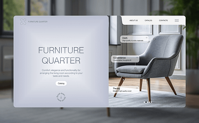 Website design furniture shop | UI/UX Design design graphic design ui ux web design website design