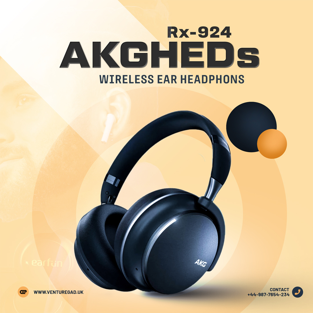 Product Gadget Post Design akg headphone post design