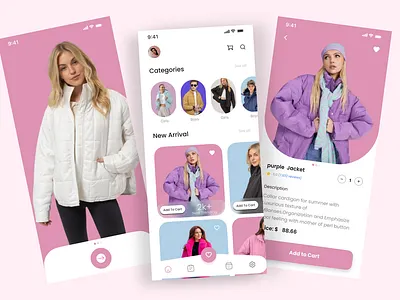 Luxury E-commerce Mobile App Design – Style Meets Functionality appconcept appshowcase cleandesign ecommerceapp fashionapp fashionecommerce interactivedesign luxurydesign minimalui mobileappdesign mobileecommerce moderndesign pasteldesign productshowcase responsiveapp shoppingapp shoppingexperience uitrends uiuxdesign userinterface