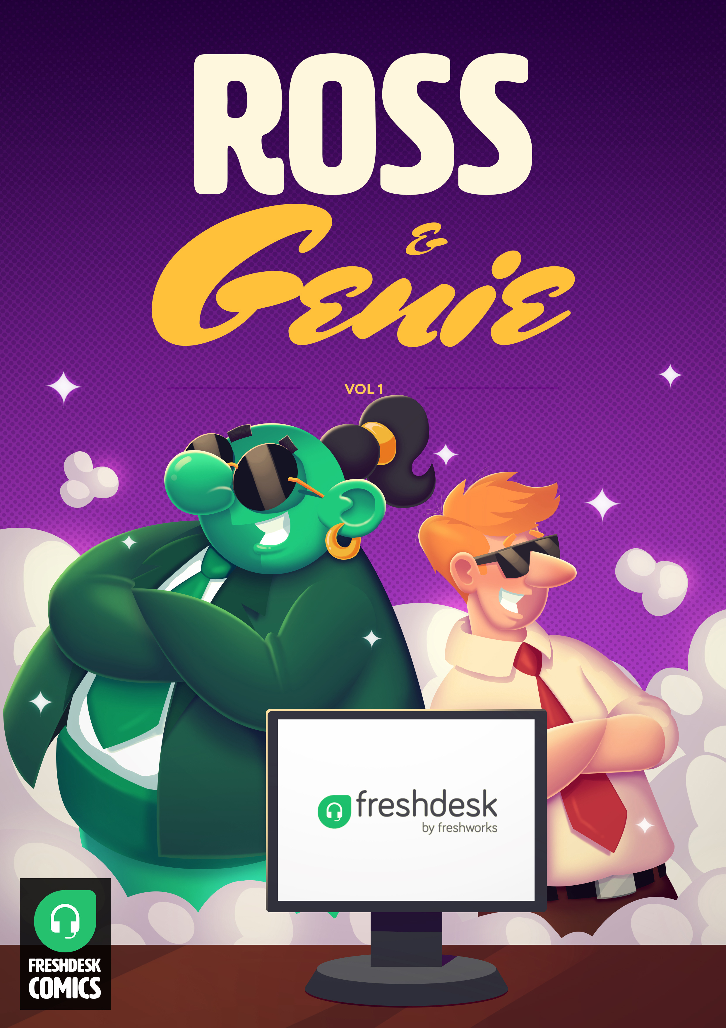 Illustrating for a Comic book cartoon comic creative digital art freshdesk illustration photoshop visualisation