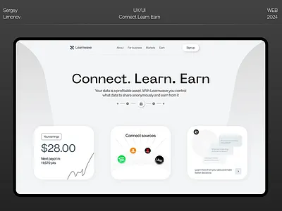 Learnwave. Website Design. UI/UX Design design graphic design ui ux web design website website design