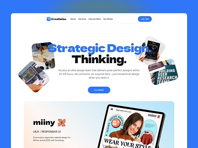 Landing Page Redesign animation branding graphic design logo ui