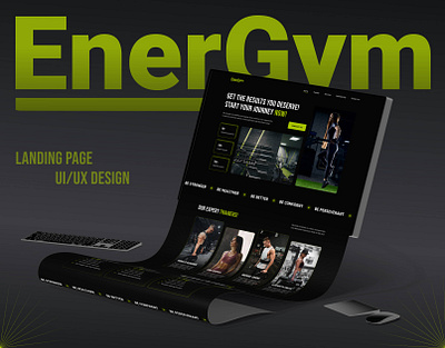 ~ EnerGym ~ Landing page ~ UI/UX Design & Branding animation branding colors design designer figma framer gym logo mockup ui uiuxdesign usercentred userexperience userfriendly userinterface ux webdesign website wireframing