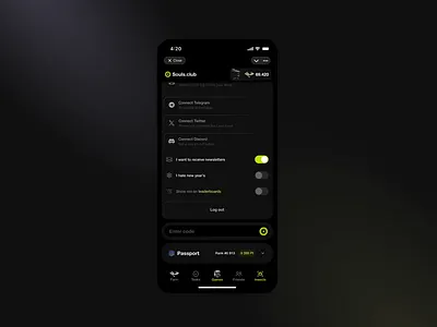 New Year's Mode Off Micro Animation animation app animation flat icons illustration micro animation mobile ui vector