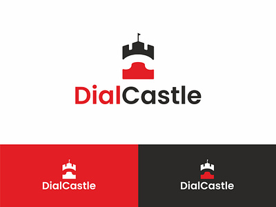 DialCastle logo concept castle dial fimbird firoz logo logodesign phone