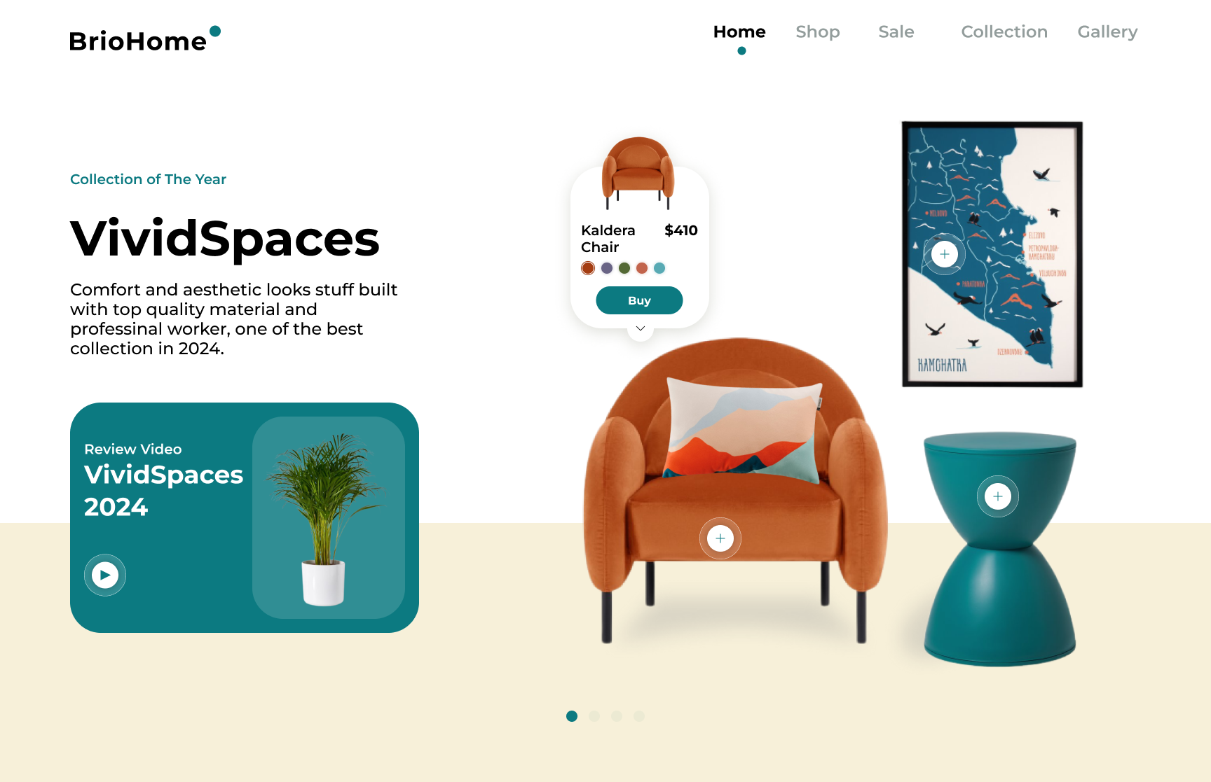 BrioHome: Interactive Furniture Design creativedesign figma figmadesign furniture interactive logo uiux web design