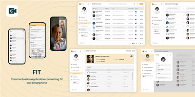 Communication Application app ui website