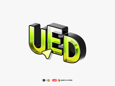 3D UED 3d design figma icon ued ui ux v3d vector to 3d