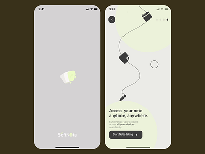 SoftNote - Mobile Note-Taking App app app design application application design brand brandidentity branding design designposter logo mobile mobile app mobile platform note note taker platform poster posterdesign ui ux