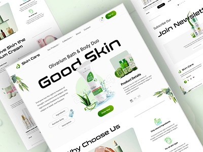 Skin Care 💅- Product e-commerce Landing page beauty beauty product beauty tips beauty website cosmetic products cosmetics ecommerce health care landing page responsive shopify shopify landing page skin care landing page skin care web skin care shop ui design