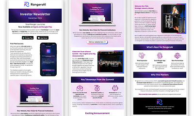 RangersAI Email Newsletter 2024 design email email design email template html email newsletter newsletter template responsive email template