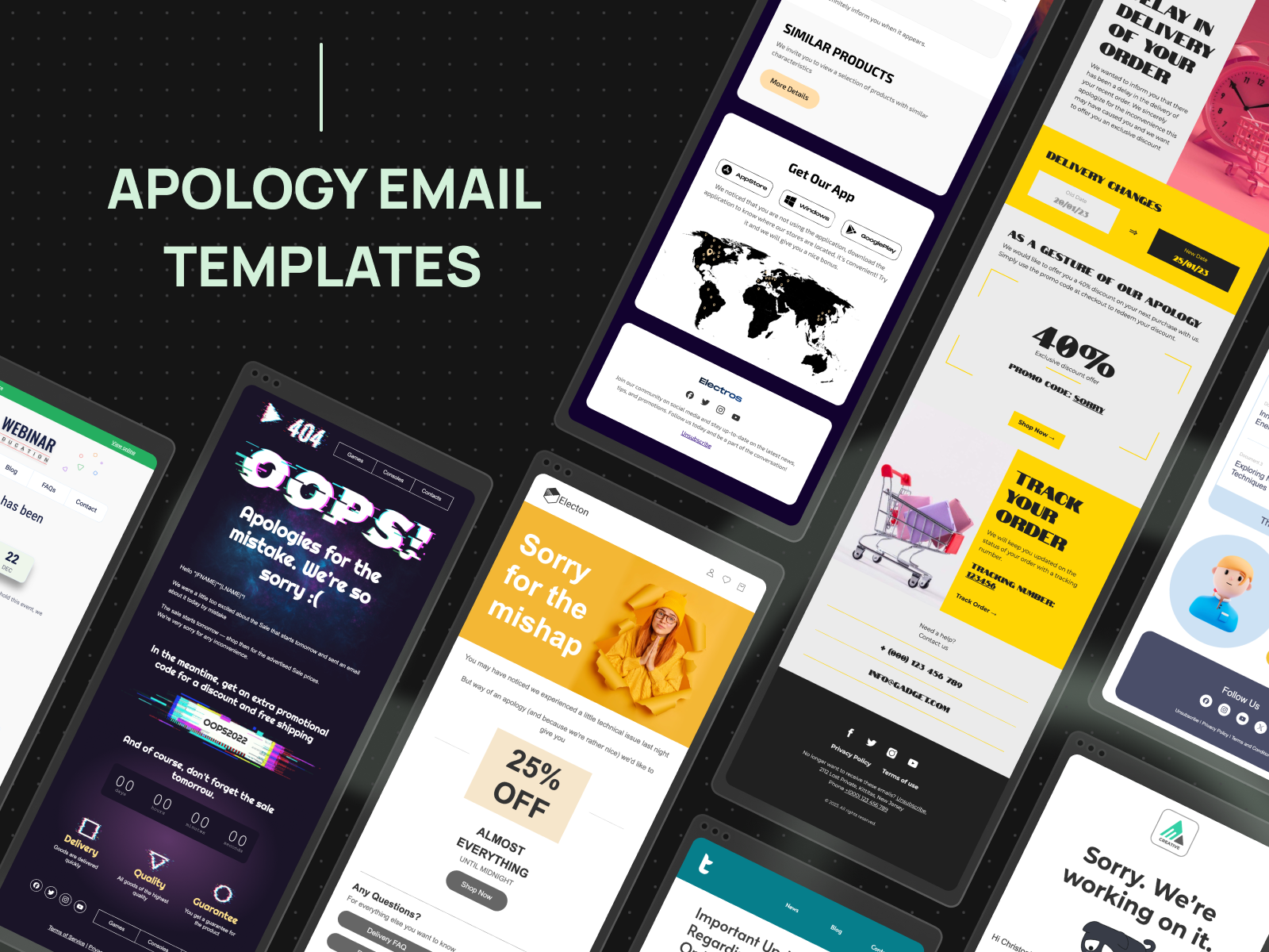 Apology Email Templates by Stripo Email on Dribbble Apology Email Templates by Stripo Email on Dribbble