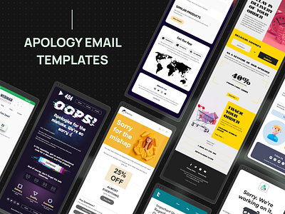 Apology Email Templates apology e design email email builder email campaign email design email marketing email newsletter email templates html email landing page newsletter stripo email web design