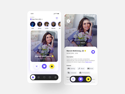 Dating Mobile App UIUX Design | Figma | App Designer app design app designer app developer app ui dating app dating app developer dating app figma ui kit dating app ui design figma hire ui ux designer insightlancer ios ui ui design uiux user experience user interface ux ux design