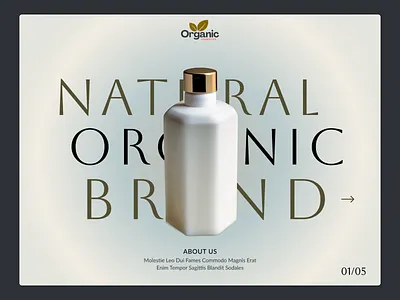 Embrace Nature with Our Organic Cosmetics : advertisingdesign animation branding creativeprocess designdaily graphic design naturalproducts nature organicdesign ui
