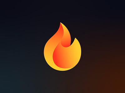 Flame Logo brand fire flame heat hot identity logo mark symbol