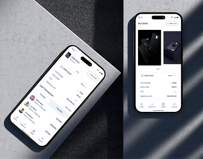 Visa Card App Design bank budget card cardmanagement credit digitalwallet dribbbleshot financeappdesign fintechdesign mastercard mobilebanking securepayments spend spending transaction uiuxdesign userexperience visa visacardapp vital