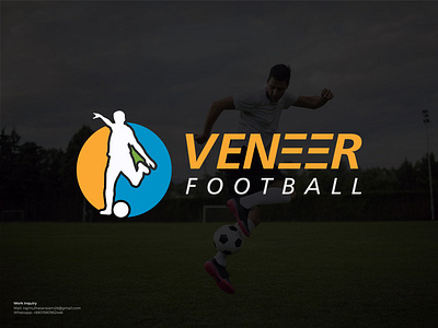 Logo branding design for football sports games club soccer athlete brand branding football football design football logo games logo logo designer logotype mark modern movement player soccer sport sports strength stripes tournament