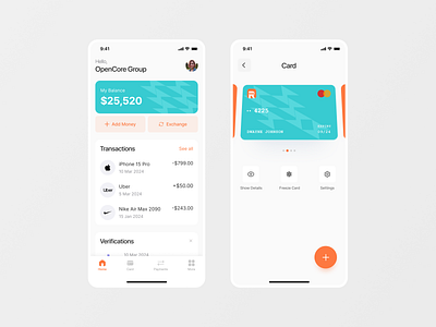 Rapaid - Fintech App UI UX Concept app design app ui bank app design banking app finance finance app finance app design finance ui fintech fintech app fintech app design fintech branding fintech ui fintech ui ux minimal app paypal app saas app ui design ui ux design