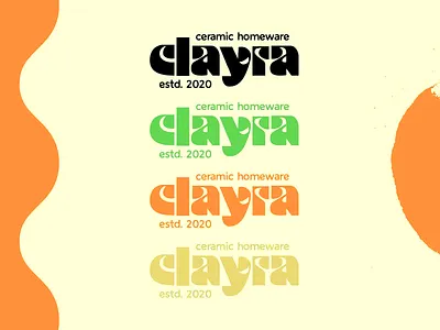 CLAYRA - Packaging Design art box design branding ceramic ceramics clay creative decor design graphic design handmade home decor homeware illustration interior logo packaging design pottery vase visual identity